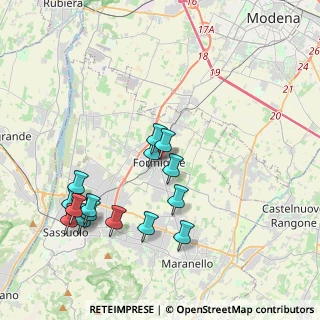 Mappa Piazza Alcide de Gasperi, 41043 Formigine MO, Italia (4.11867)