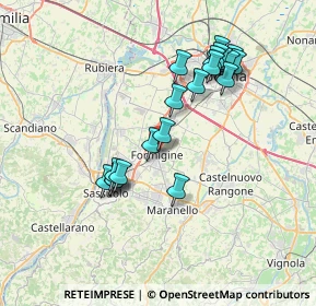 Mappa Via Marconi, 41043 Formigine MO, Italia (6.9765)