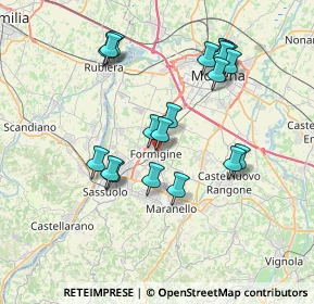 Mappa Via Marconi, 41043 Formigine MO, Italia (7.243)