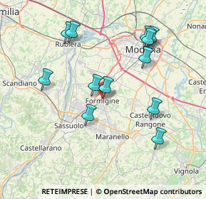 Mappa Via Marconi, 41043 Formigine MO, Italia (7.79333)