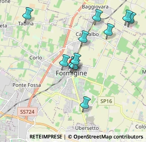 Mappa Piazza Alcide de Gasperi, 41043 Formigine MO, Italia (1.90273)
