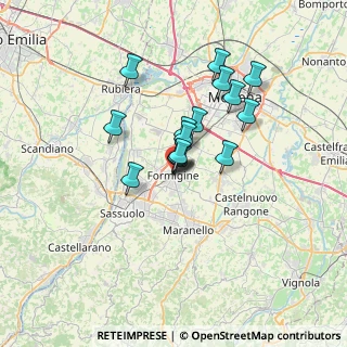 Mappa Via Marconi, 41043 Formigine MO, Italia (5.05)