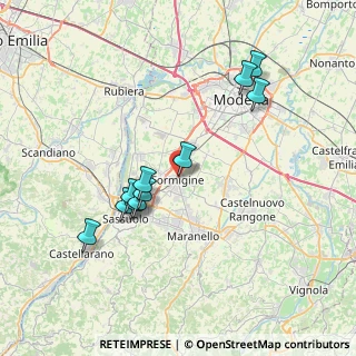 Mappa Piazza Alcide de Gasperi, 41043 Formigine MO, Italia (7.08182)