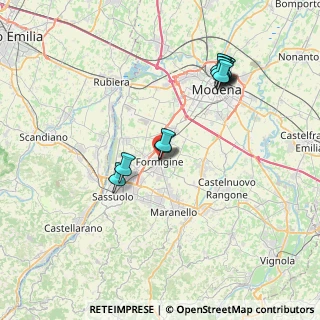 Mappa Via Marconi, 41043 Formigine MO, Italia (7.41727)