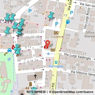 Mappa Piazza Alcide de Gasperi, 41043 Formigine MO, Italia (0.135)