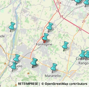 Mappa Via Bruno Buozzi, 41043 Formigine MO, Italia (7.03)