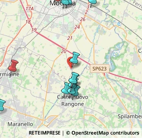 Mappa Strada S. Martino di Mugnano, 41126 Portile MO, Italia (5.72389)