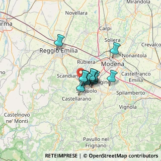 Mappa 42013 Casalgrande RE, Italia (6.80846)