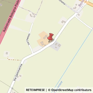 Mappa Via Sammarina, 54, 40013 Castel Maggiore, Bologna (Emilia Romagna)