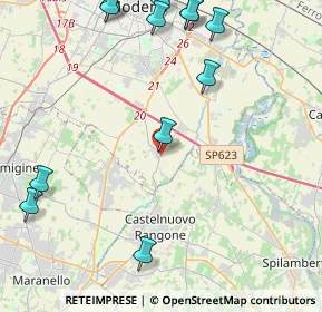 Mappa Via Chiossi Oreste, 41126 Portile MO, Italia (5.94538)