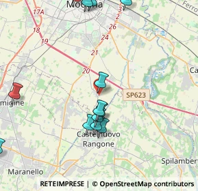 Mappa Via Chiossi Oreste, 41126 Portile MO, Italia (5.76444)