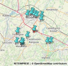 Mappa Via Chiossi Oreste, 41126 Portile MO, Italia (7.31188)