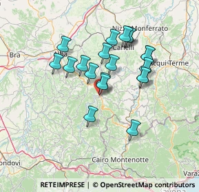 Mappa Piazza Oscar Molinari, 12074 Cortemilia CN, Italia (12.261)