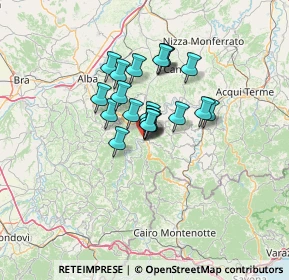 Mappa Piazza Oscar Molinari, 12074 Cortemilia CN, Italia (8.6675)