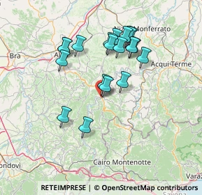 Mappa Piazza Oscar Molinari, 12074 Cortemilia CN, Italia (13.4445)
