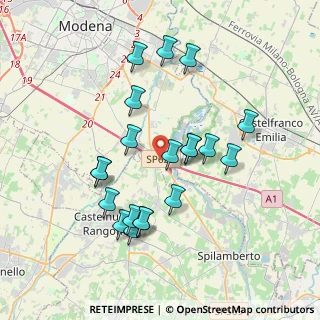 Mappa A1 - Autostrada del Sole, 41057 Modena MO, Italia (3.619)