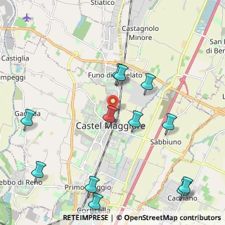 Mappa Via IV Novembre, 40013 Castel Maggiore BO, Italia (2.595)