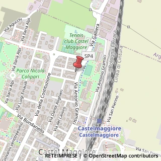 Mappa Via Antonio Gramsci, 302, 40013 Castel Maggiore, Bologna (Emilia Romagna)