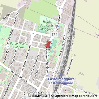 Mappa Via Antonio Gramsci, 302/F, 40013 Castel Maggiore, Bologna (Emilia Romagna)
