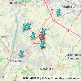 Mappa Via della Resistenza, 41043 Formigine MO, Italia (2.45727)