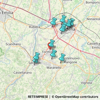 Mappa Via della Resistenza, 41043 Formigine MO, Italia (7.06833)