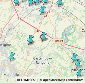 Mappa Via Martiri di Kindù, 41126 Portile MO, Italia (6.6675)