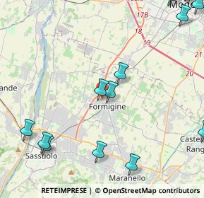 Mappa Via Enrico Cialdini, 41043 Formigine MO, Italia (7.198)