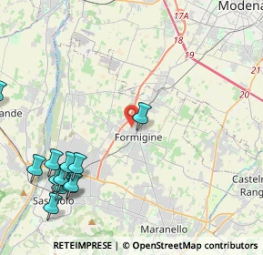 Mappa Via Enrico Cialdini, 41043 Formigine MO, Italia (6.02923)