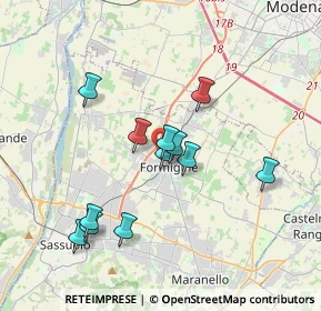 Mappa Via Enrico Cialdini, 41043 Formigine MO, Italia (3.29083)