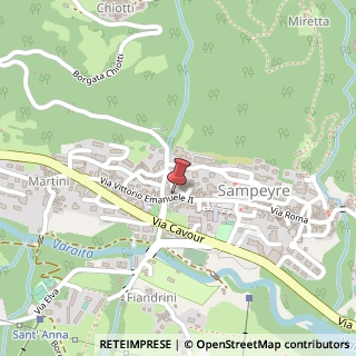 Mappa Via Vittorio Emanuele, 43, 12020 Sampeyre, Cuneo (Piemonte)