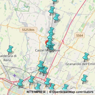 Mappa Via Gramsci, 40013 Bologna BO, Italia (5.6)