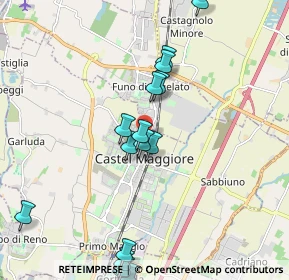 Mappa Via Gramsci, 40013 Bologna BO, Italia (2.37412)