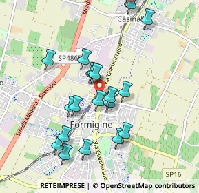 Mappa Via Filippo Turati, 41043 Formigine MO, Italia (0.919)