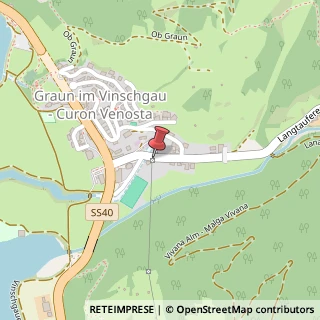 Mappa Via Curon, 13, 39027 Curon Venosta, Bolzano (Trentino-Alto Adige)