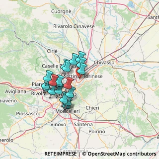 Mappa Via S. Daniele, 10036 Settimo Torinese TO, Italia (11.0345)