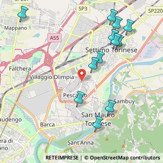 Mappa Via S. Daniele, 10036 Settimo Torinese TO, Italia (2.48333)