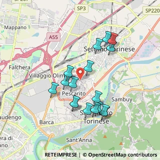 Mappa Via S. Daniele, 10036 Settimo Torinese TO, Italia (1.73765)