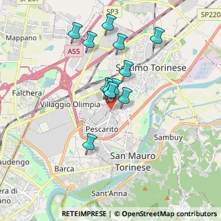 Mappa Via S. Daniele, 10036 Settimo Torinese TO, Italia (1.54583)