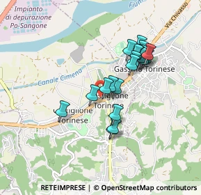 Mappa Via Torino, 10090 Castiglione Torinese TO, Italia (0.745)