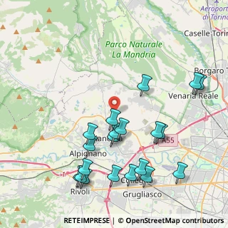 Mappa Zona, 10044 Pianezza TO, Italia (4.6115)