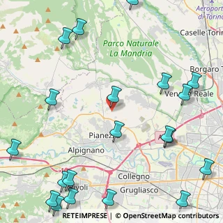 Mappa Zona, 10044 Pianezza TO, Italia (6.489)
