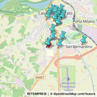 Mappa Via Papa Sisto IV, 15033 Casale Monferrato AL, Italia (1.0515)
