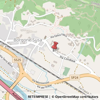Mappa Via Condove, 24, 10050 Borgone Susa, Torino (Piemonte)
