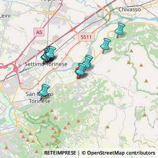 Mappa Via Don Brovero, 10090 Castiglione Torinese TO, Italia (3.32733)