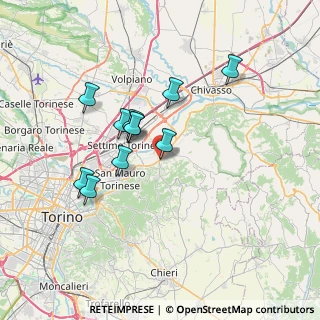 Mappa Via Don Brovero, 10090 Castiglione Torinese TO, Italia (6.08636)
