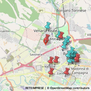 Mappa Via Cervi, 10078 Venaria Reale TO, Italia (2.3115)