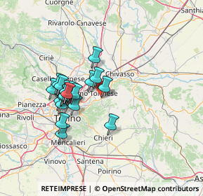 Mappa SP della Val Cerrina, 10090 Castiglione Torinese TO, Italia (11.50895)