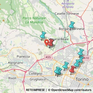 Mappa Strada provinciale Torino Druento km 10+400, 10044 Pianezza TO, Italia (4.77091)