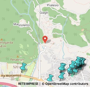 Mappa Via Magnoletto, 10055 Condove TO, Italia (0.868)