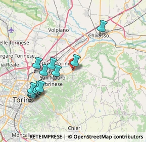 Mappa Via Santa Maria, 10090 Castiglione Torinese TO, Italia (8.06667)